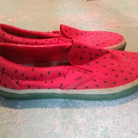 vans watermelon slip on